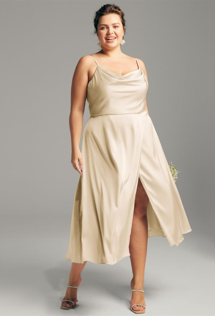 AW Renee Champagne  Plus Size Dresses